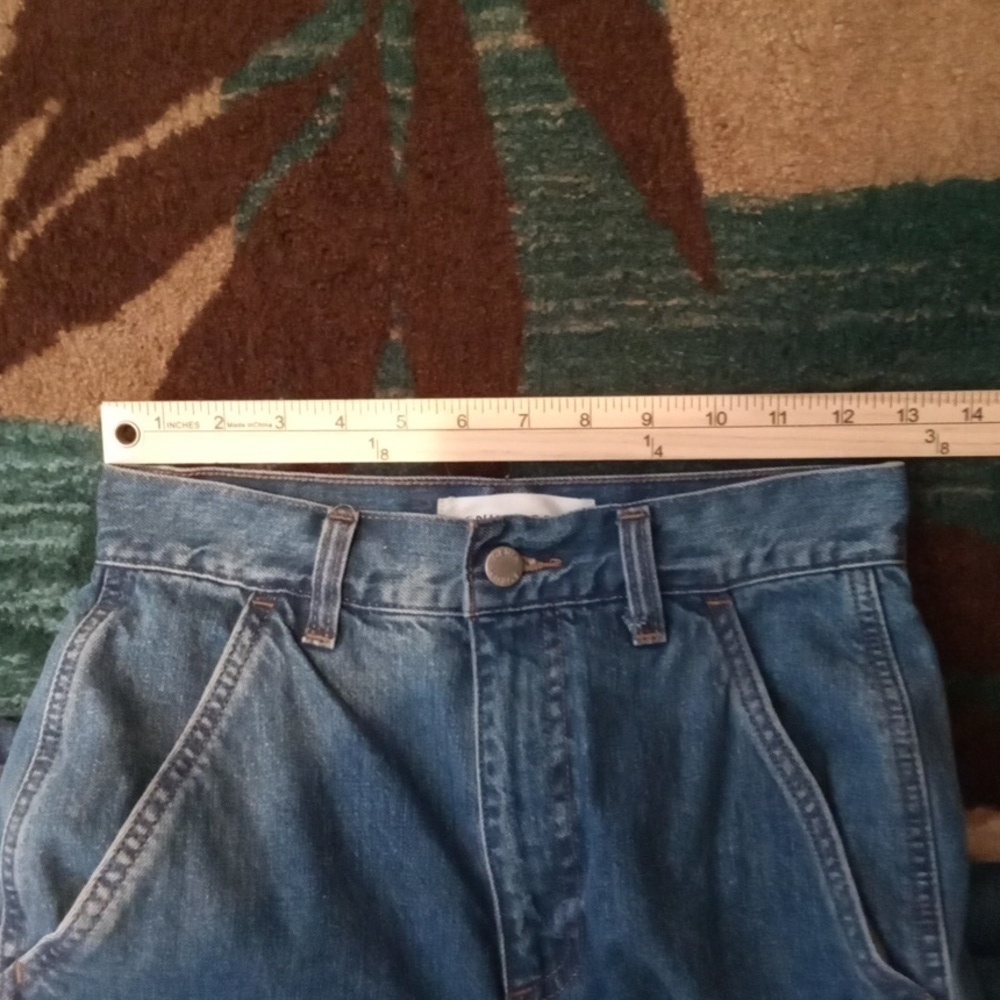 Denim Forum The 90s Millie High Rise Cargo Cotton Streetware Womens 24 - Picture 9 of 13